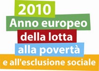 Logo anno europeo alla lotta alla povertà ed all'esclusione sociale