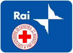 Logo RAI  e Croce Rossa