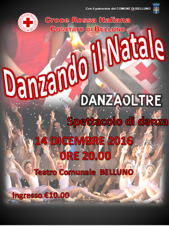 Belluno: il Comitato di Croce Rossa Italiana e Danzaoltre insieme per "Danzando il Natale"