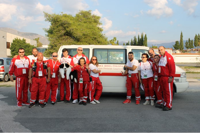 I volontari della croce rossa molisana alle gare nazionali di primo soccorso