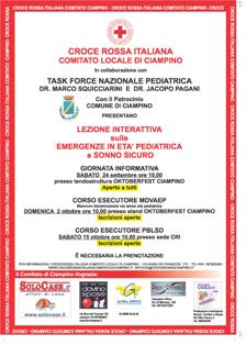 Ciampino - Sabato 24 settembre 2011: gestione emergenze pediatriche e sonno sicuro.