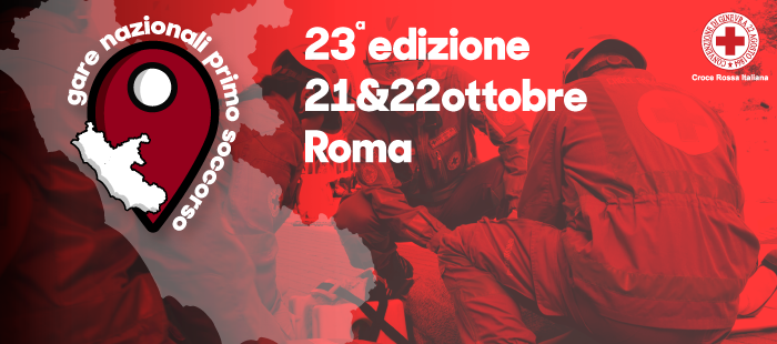 sabato 22 ottobre volontari di Croce Rossa Italiana in gara a Roma nella 23° Gara nazionale di Primo Soccorso