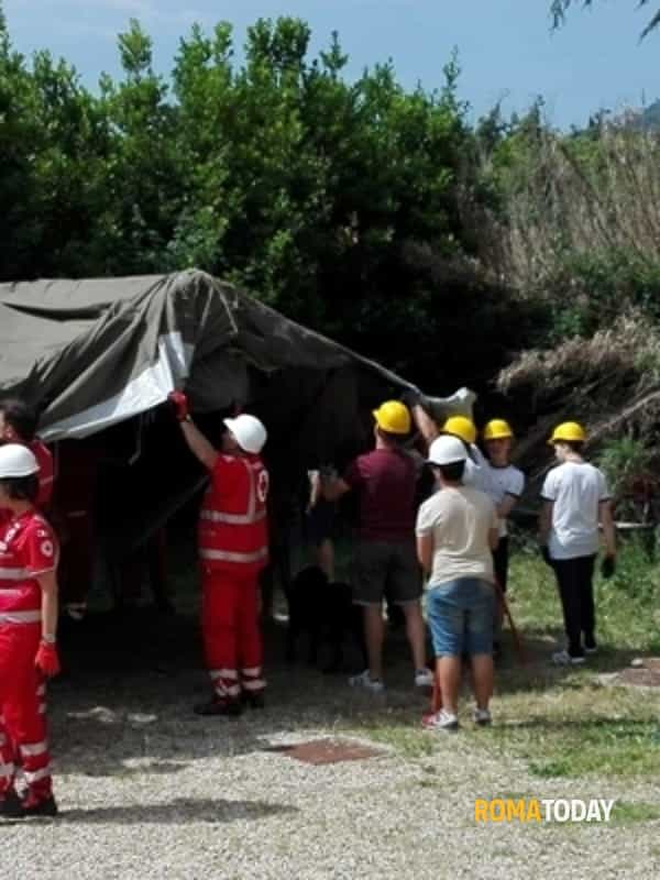 studenti Villa Sora e Croce Rossa Italiana simulazioni emergenze