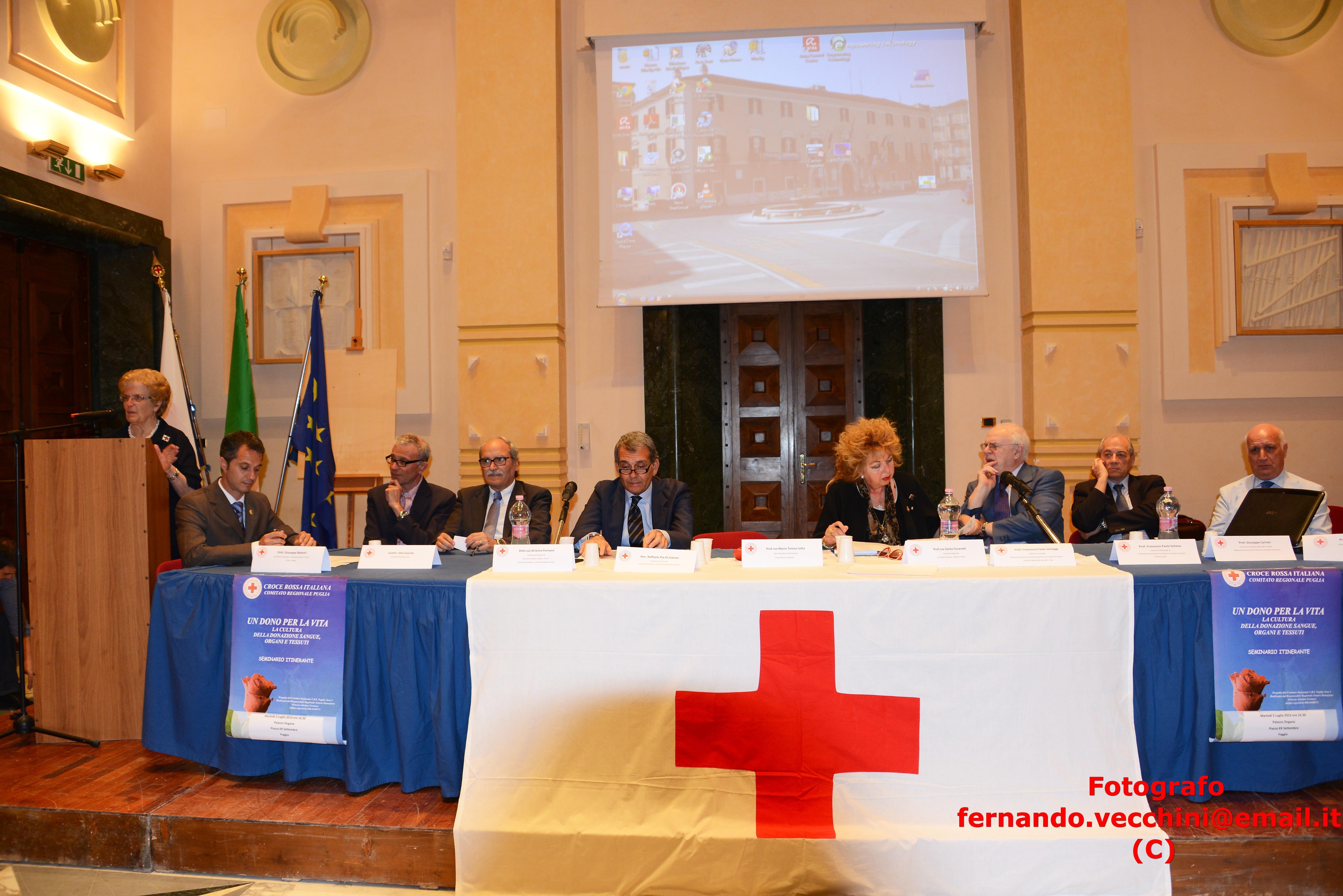 I relatori del seminario "Un dono per la vita" a Foggia