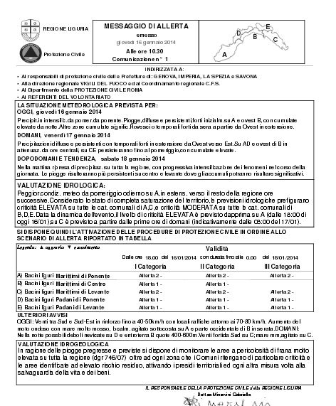 bollettino arpal