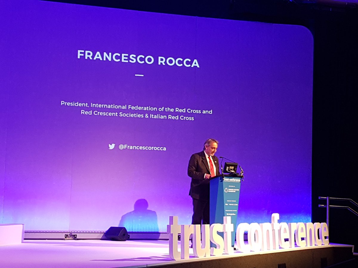 Francesco Rocca alla Trust Conference 2018: “Da quando salvare vite è diventato un atto politico?”