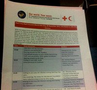 Programma del workshop su RCRC World Aids Day 2011