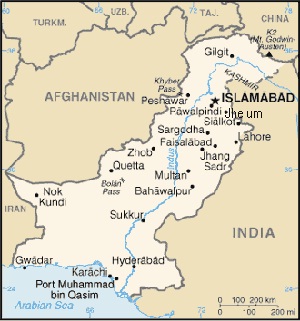 Cartina Pakistan
