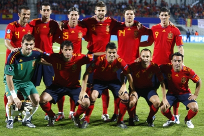 La squadra della Spagna