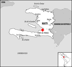 Mappa di Haiti