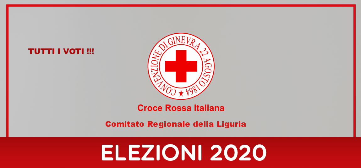 logo Croce Rossa Italiana elezioni 2020