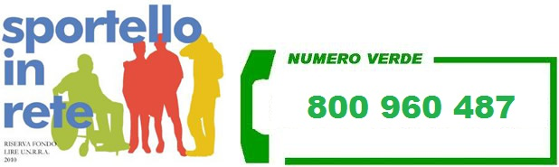 Banner "Sportello in rete" numero verde 800960487