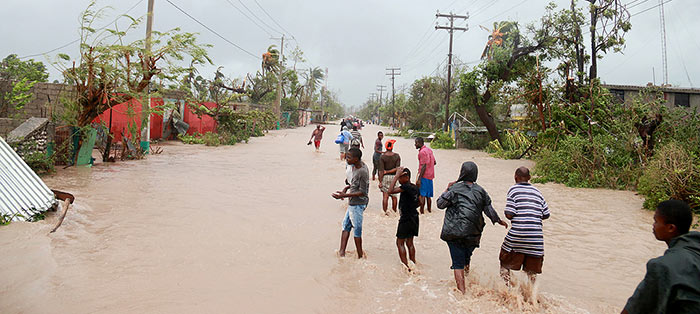 Croce Rossa in prima fila nella risposta all’emergenza legata all'uragano Matthew che ha coplito Haiti
