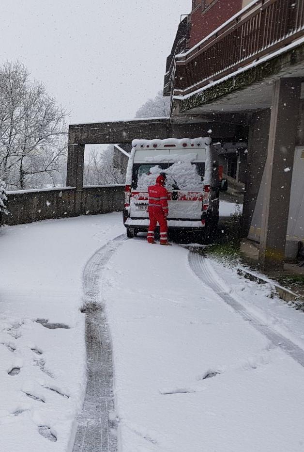 Neve, CRI Molise operativa in tutta la regione