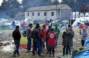 Il campo migranti di Idomeni