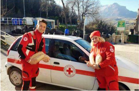 Volontari CRI della Sicilia nelle zone colpite dal sisma nel Centro-Italia