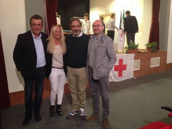 Massimo Nisi, Paola Fioroni, Francesco Rocca e Rosario Valastro 