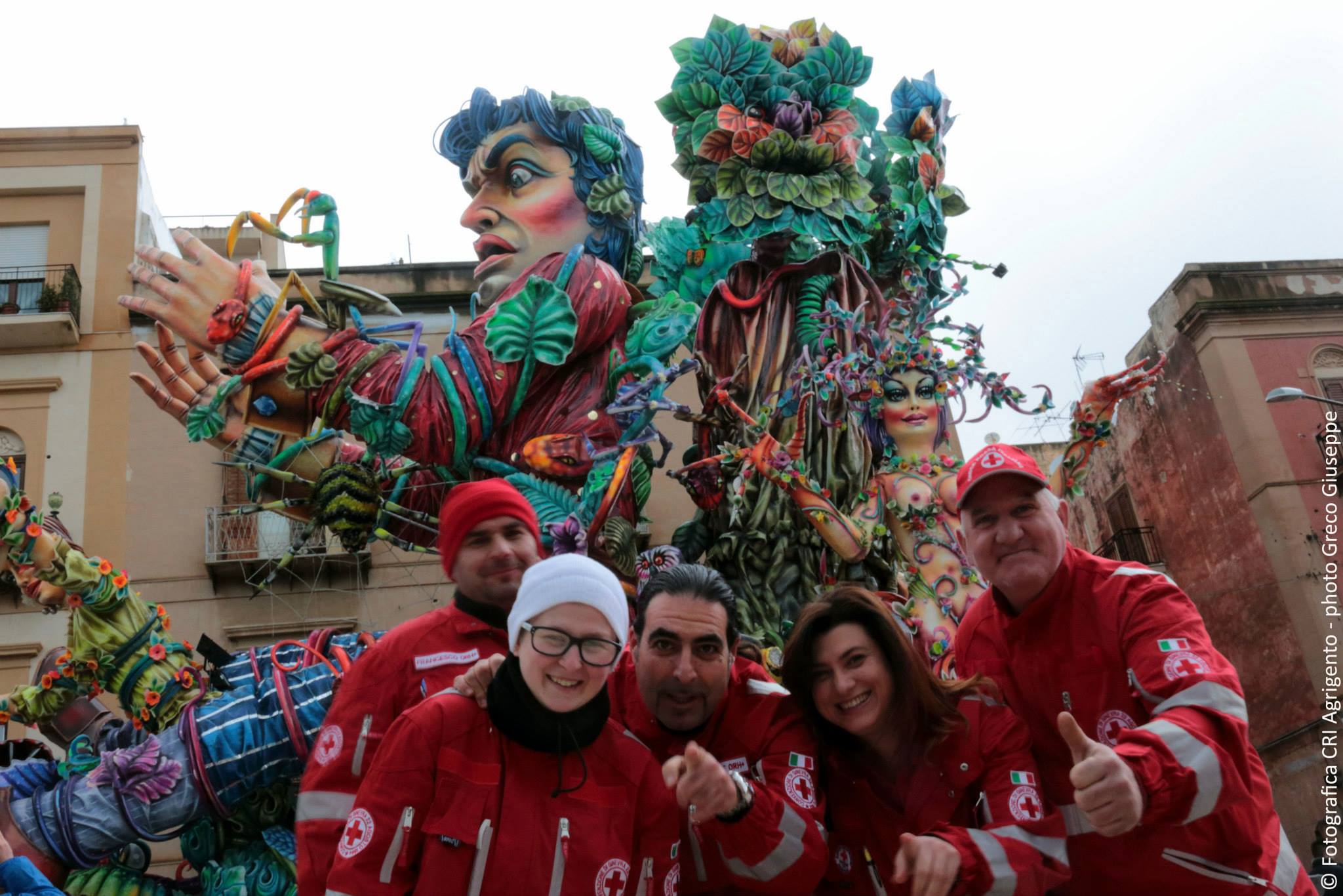La C.R.I. al Carnevale di Sciacca, oltre 100 Volontari per l'evento